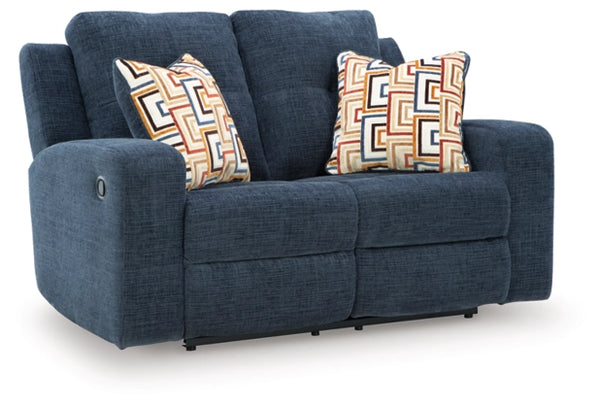 Danum Reclining Loveseat - Ink