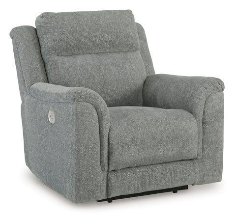 Overflow Adjustable Headrest Power Recliner