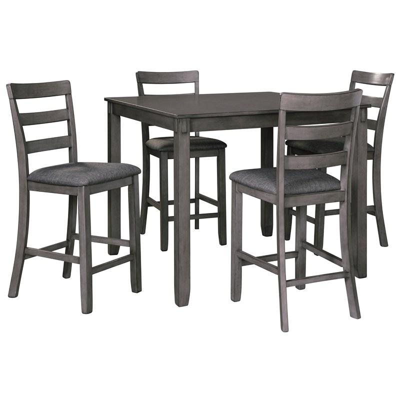 BRIDSON SQUARE COUNTER TABLE SET(5/CN) – Ashley Homestore