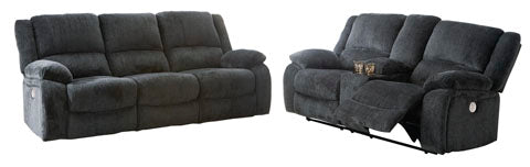 Draycoll Power Reclining Sofa & Loveseat