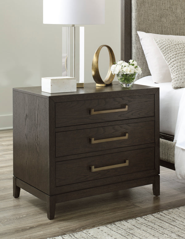 Burkhaus Nightstand with USB Charging Port