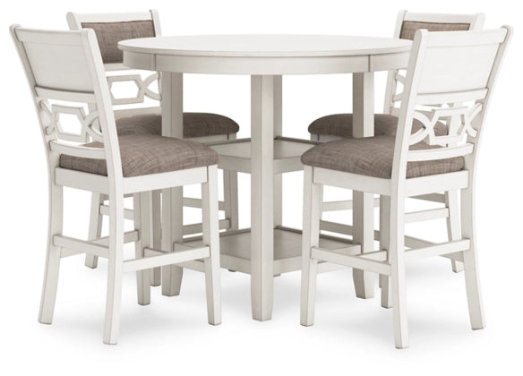 Erinberg Round Counter Table and Chairs (Set of 5)