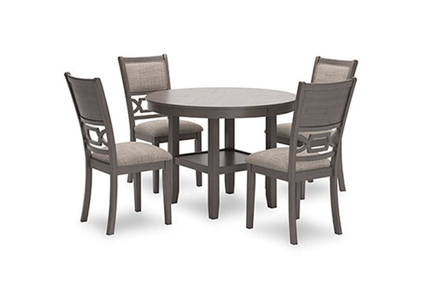 Wrenning Dining Table and 4 Chairs (Set of 5)