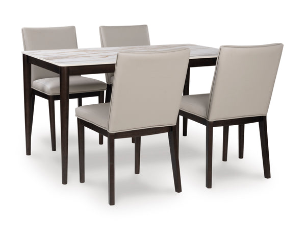 STENLUXE Dining Table & 4 Chairs (Set of 5)