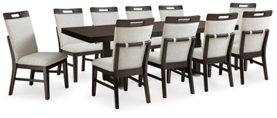 Neymorton Dining Table and 10 Chairs (Set of 11)