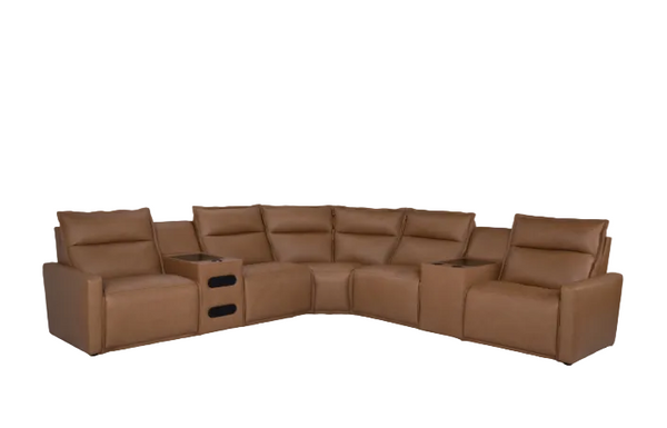 Maxmod 7 Piece Sectional Sofa with Audio Console