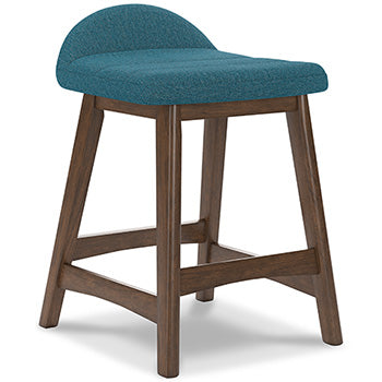 Lyncott Counter Height Bar Stool - Blue