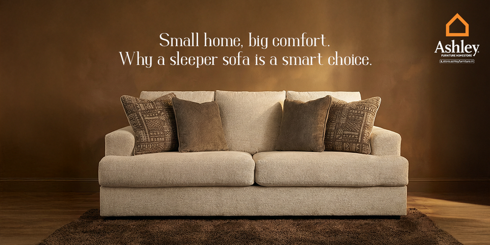 Small home, big comfort. Why a sleeper sofa is a smart choice.