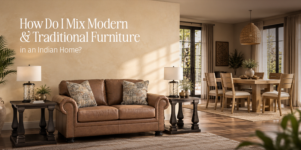 How Do I Mix Modern and Traditional Furniture in an Indian Home?