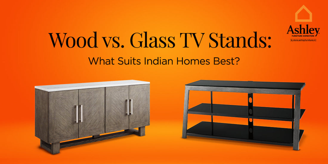 Wood vs glass tv stands