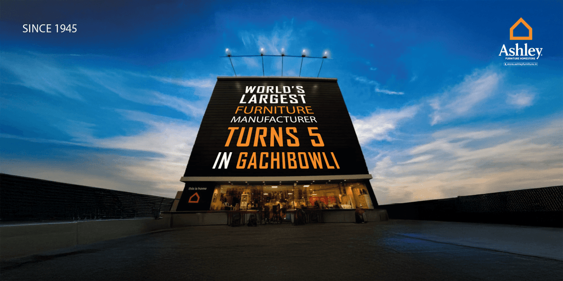 Ashley Furniture Homestore turns 5 in Gachibowli