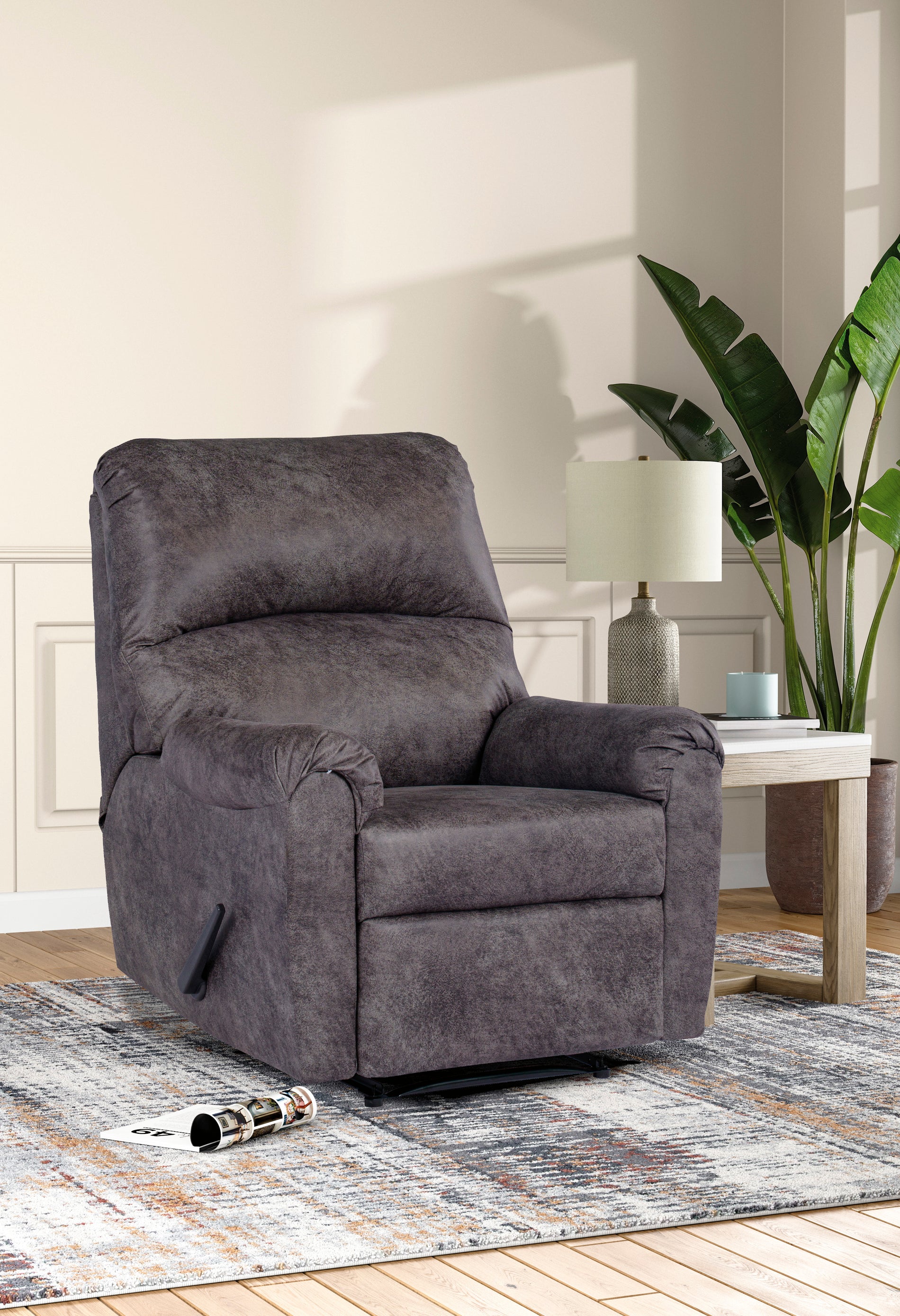 Nerviano Zero Wall Recliner Gray - Main Image