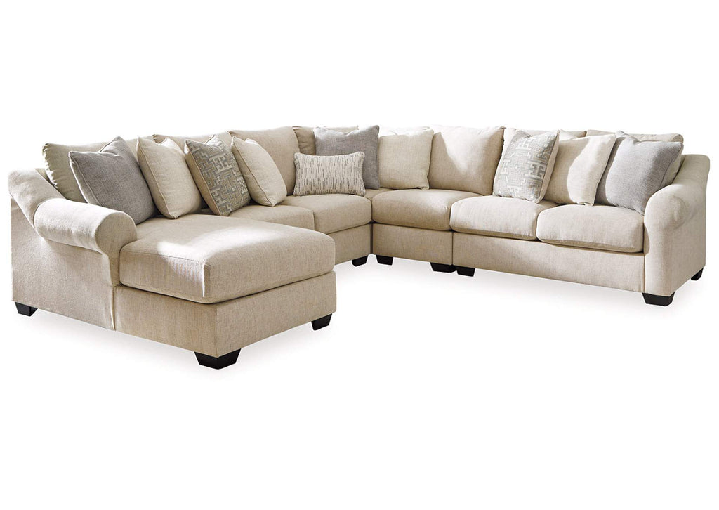 Carnaby 5-Piece Sectional with Chaise