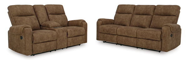 Edenwold 3 Seater Recliner Sofa and 2 Seater Loveseat with Console