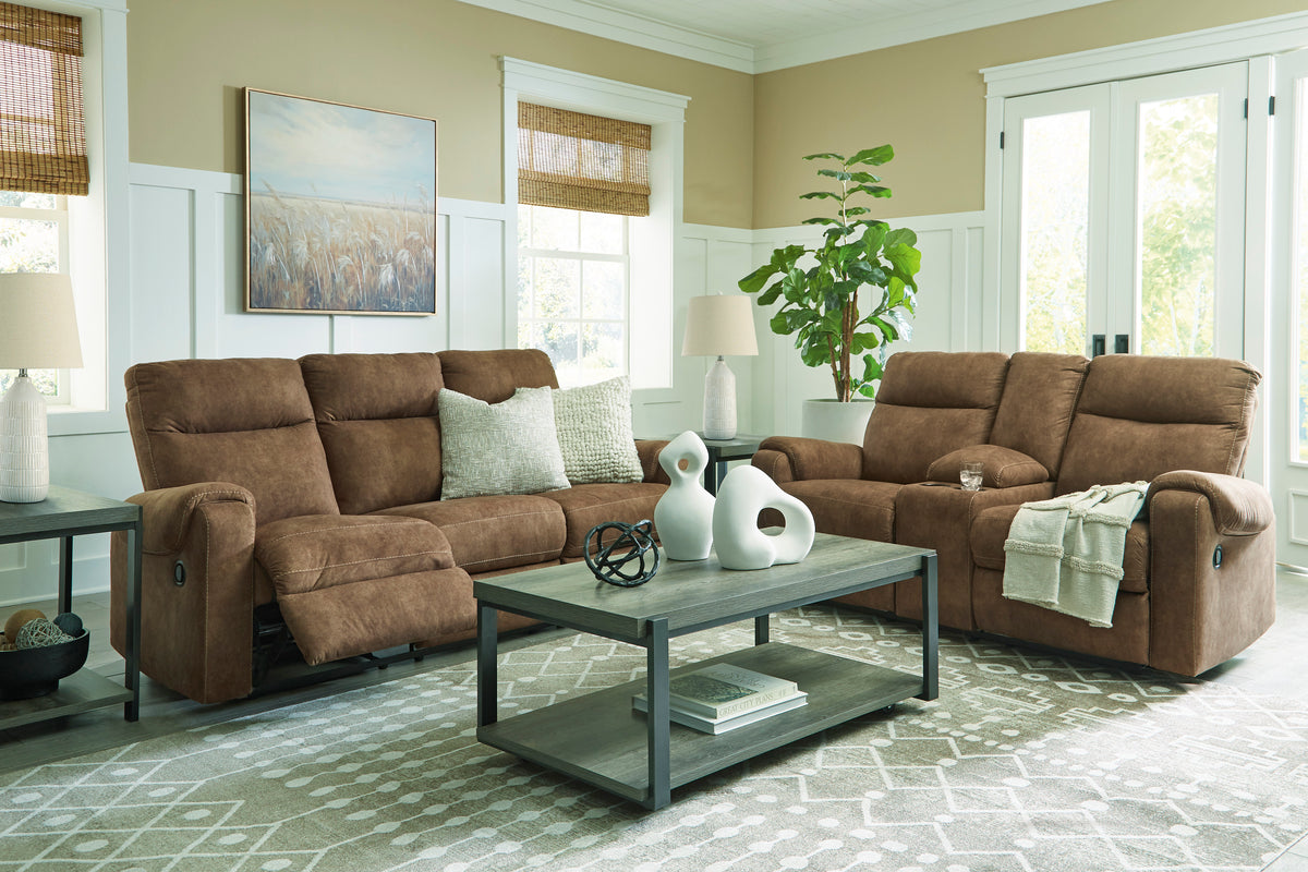 Edenwold 3 Seater Recliner Sofa and 2 Seater Loveseat with Console - image 2