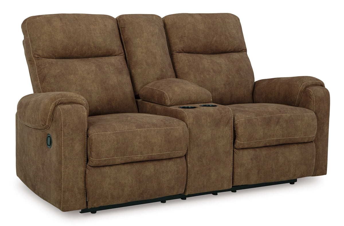 Edenwold 3 Seater Recliner Sofa and 2 Seater Loveseat with Console - image 4