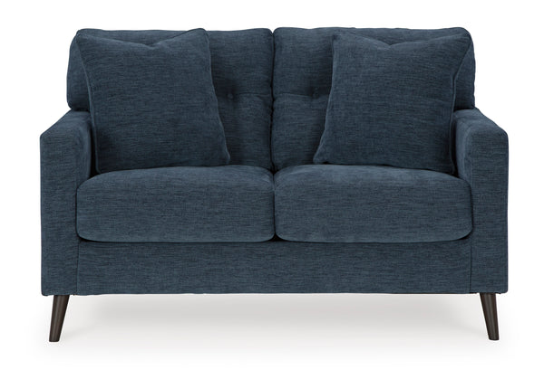 Bixler Loveseat - Navy