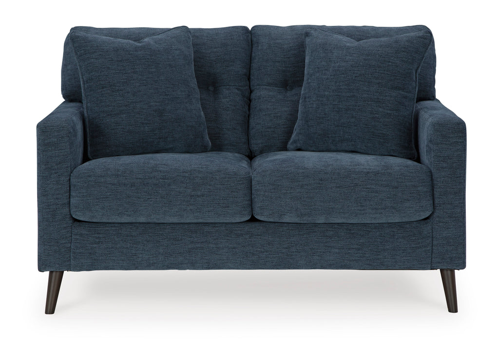 Bixler Loveseat - Navy
