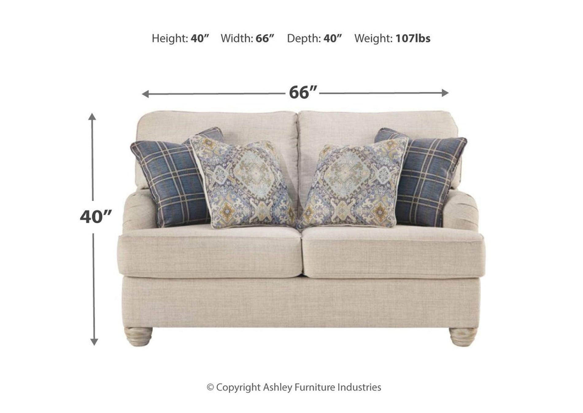 Traemore Sofa & Loveseat – Ashley Homestore Furniture - India