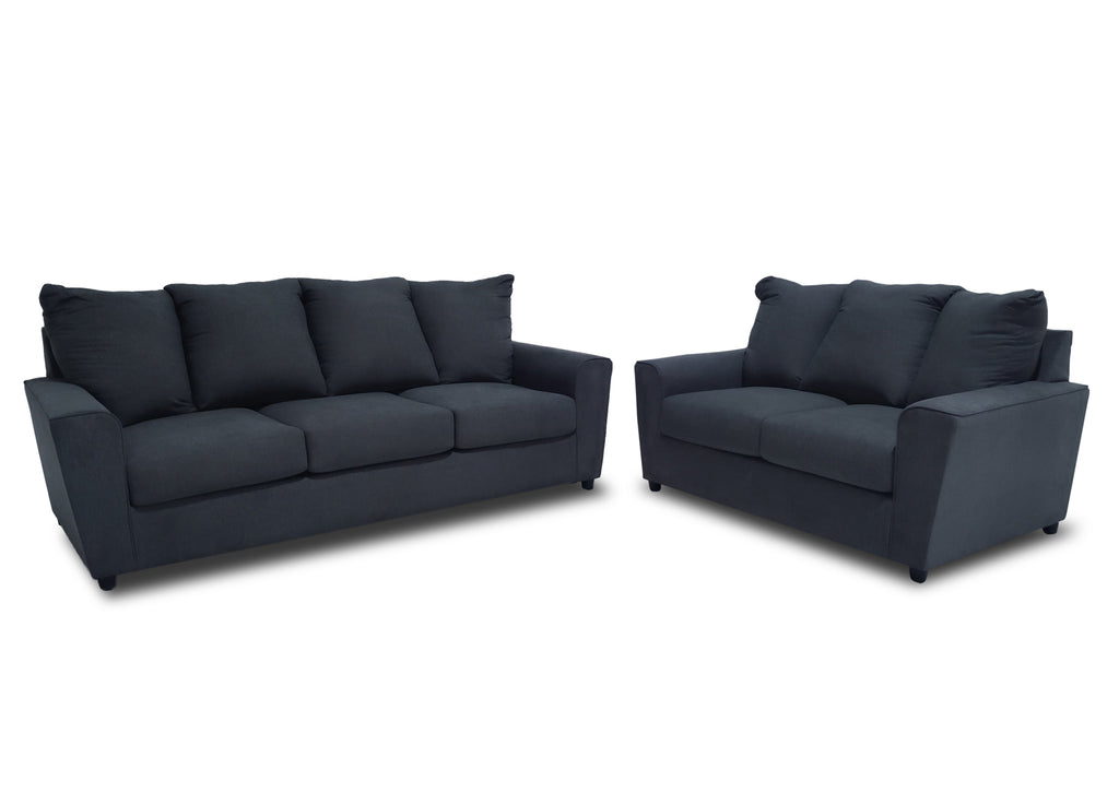 Stairatt Sofa and Loveseat - Charcoal