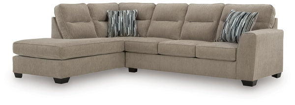 Olten 2-Piece Sectional with LAF Chaise - Mocha