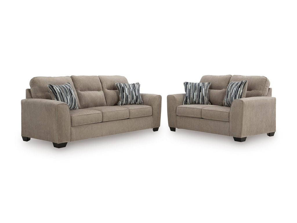Olten Sofa and Loveseat - Mocha