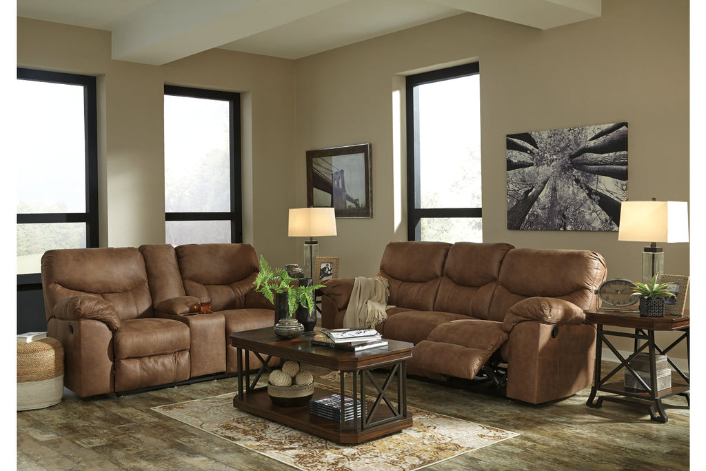 Boxberg Reclining Power Sofa and DBL Power Loveseat W/Console