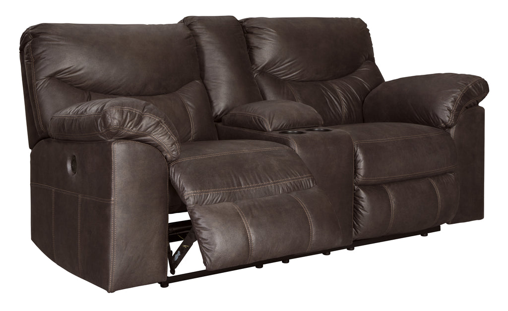 BOXBERG DBL PWR REC LOVESEAT W/CONOLE