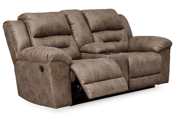 Stoneland Reclining Loveseat with Console