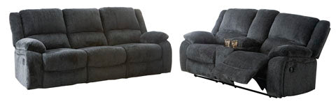 Draycoll Reclining Sofa and Loveseat