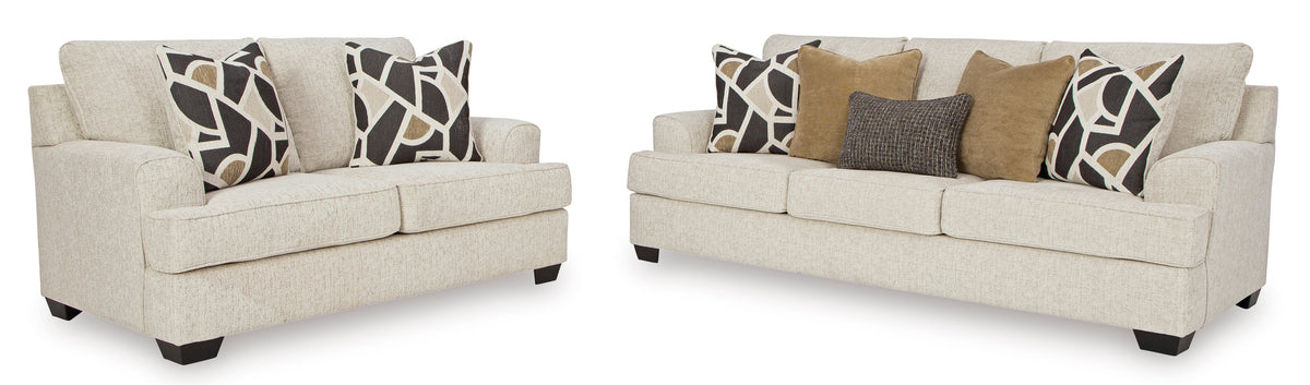 Heartcort Sofa and Loveseat - Quartz - image 1