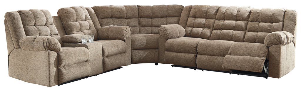 Workhorse Reclining Sofa, Loveseat and Recliner