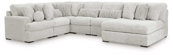 Snodoodle 6-Piece LAF Sectional with Chaise - Arctic