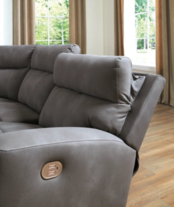 Next-Gen DuraPella 3-Piece Power Reclining Sectional Sofa - image 4
