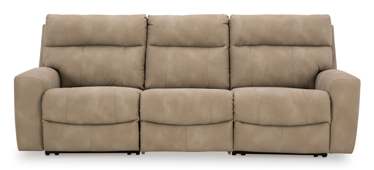 Next-Gen DuraPella 3-Piece Power Reclining Sectional Sofa - Sand - image 1