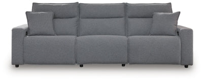 Modmax 3-Piece Power Reclining Sectional - Salt and Pepper