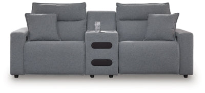 Modmax 3-Piece Power Reclining Sectional - Salt and Pepper