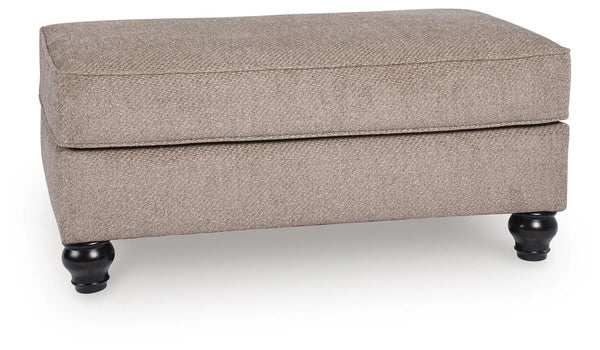 Tight-Rope Ottoman - Pewter