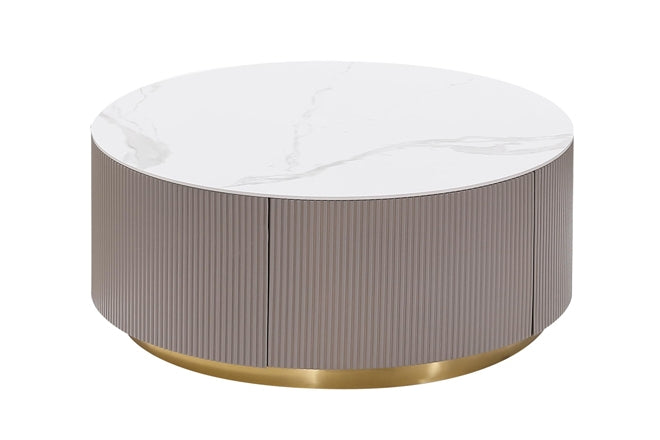 LANNINSTONE ROUND COCKTAIL TABLE