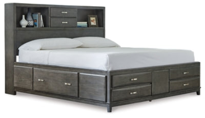 Caitbrook Queen Storage Bed With 8 Drawers