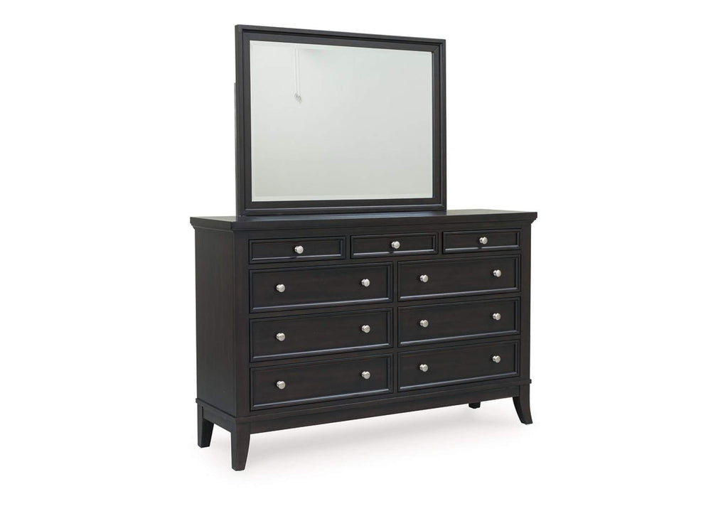 Bambori Dresser and Mirror