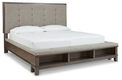 Hallanden King Panel Bed with Storage