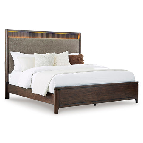 Korestone Queen Upholstered Panel Bed