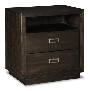 Hyndell 2 Drawer Nightstand