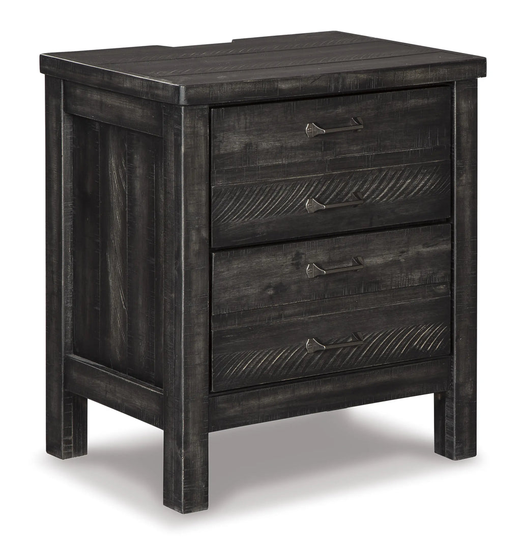 BAYLOW TWO DRAWER NIGHT STAND