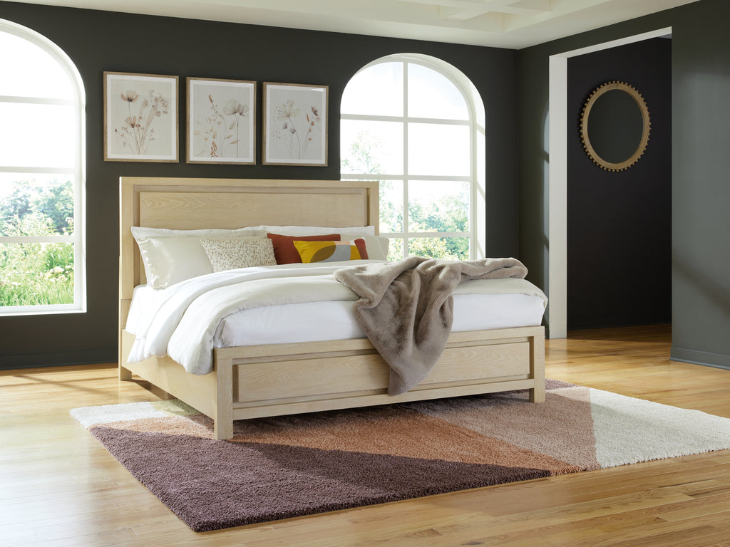 Whittgate California King Panel Bed with Night Stand