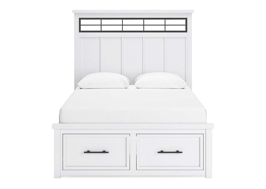 Ashbryn Queen Panel Storage Bed