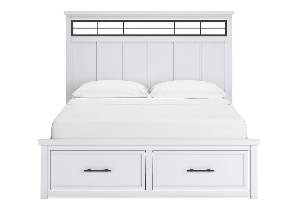 Ashbryn California King Panel Storage Bed