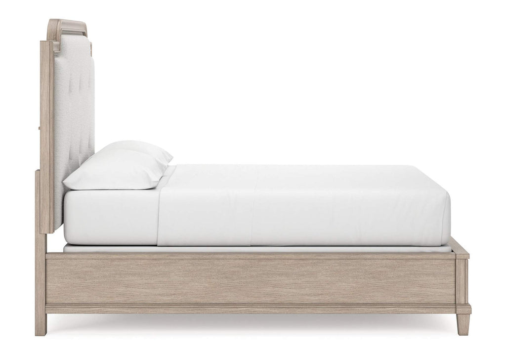 Jorlaina California King Upholstered Panel Bed