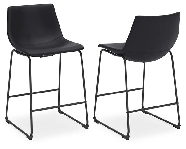 Centiar Counter Height Bar Stool - Black